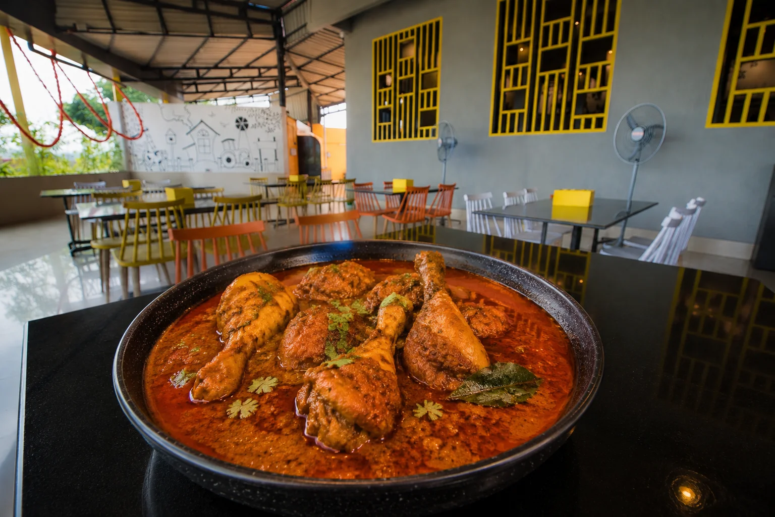Chicken Rassa - Non-Veg dish at The Farmer's Kitchen Shirwal